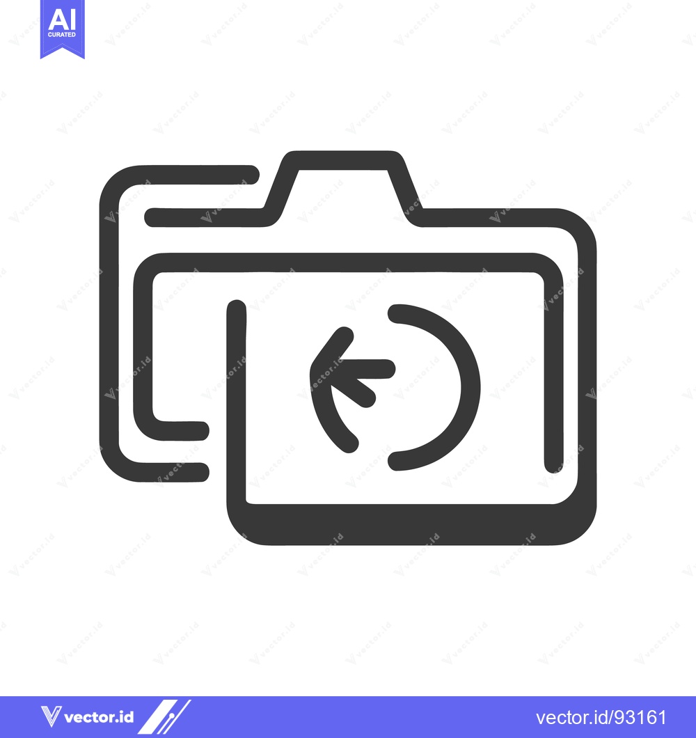 Premium Vector dari Folder with Arrow Icon: Data Transfer, Backup, and Synchronization Sym
