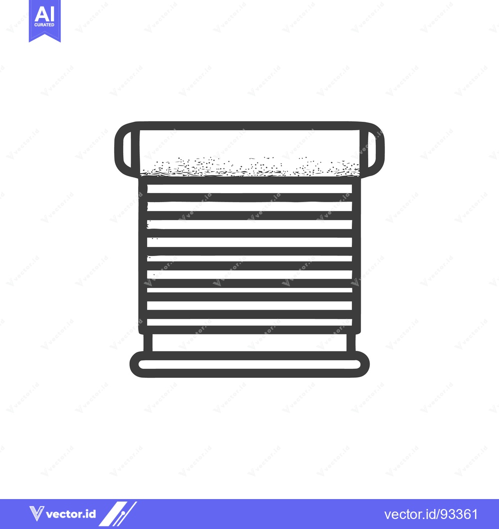 Premium Vector dari Minimalist Black and White Illustration of a Rolled-Up Scroll with Tex