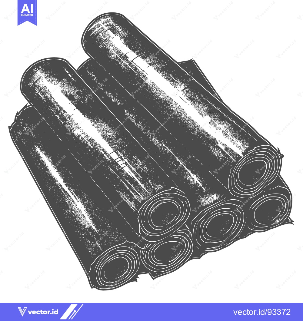 Premium Vector dari Several rolled sheets are stacked neatly to create a pattern