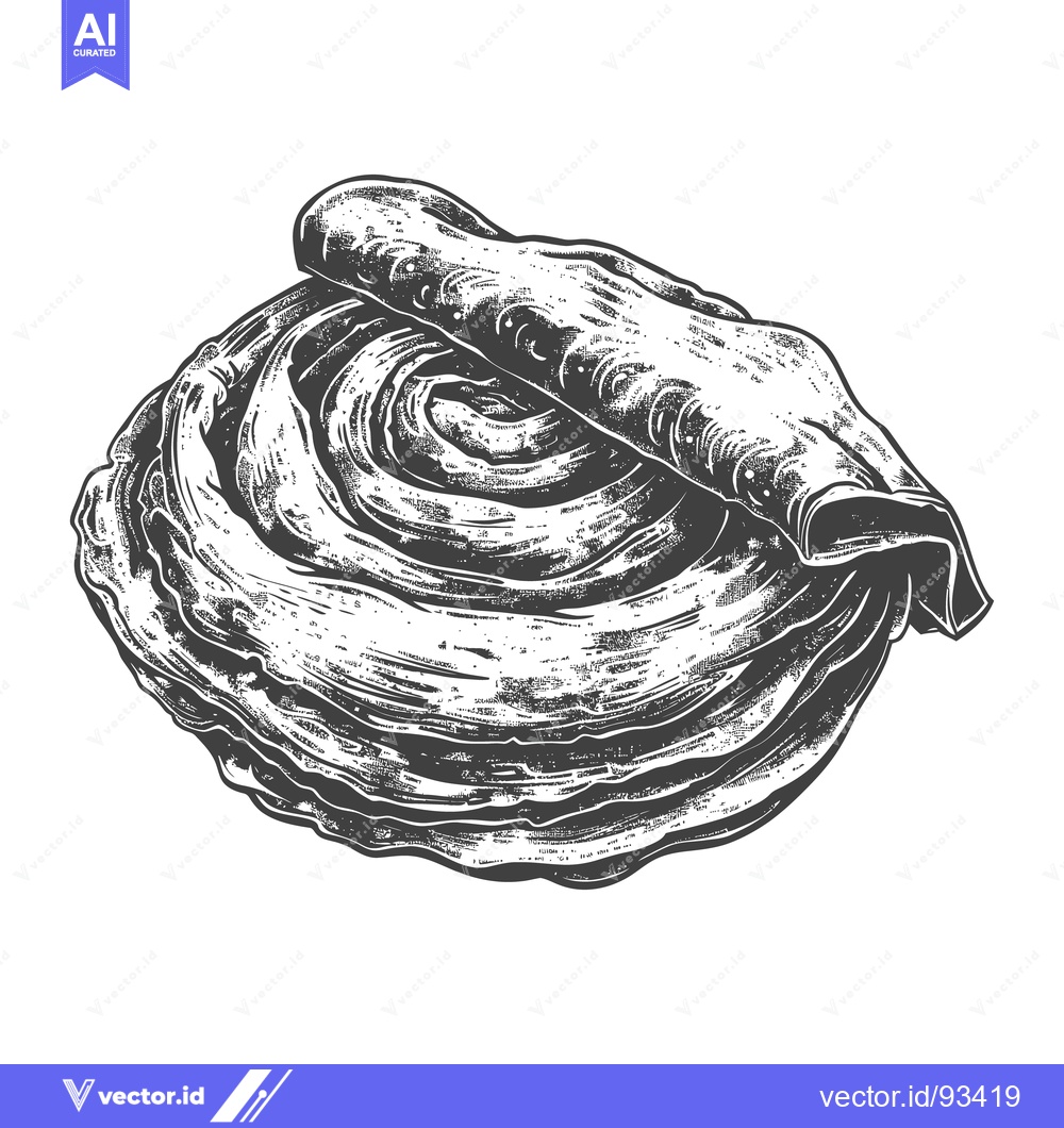 Premium Vector of A hand drawn image depicting layers of flatbread and roti