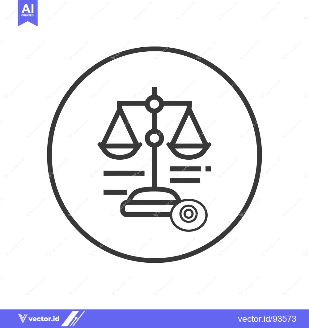 Premium Vector dari Scale with a Coin at the Bottom