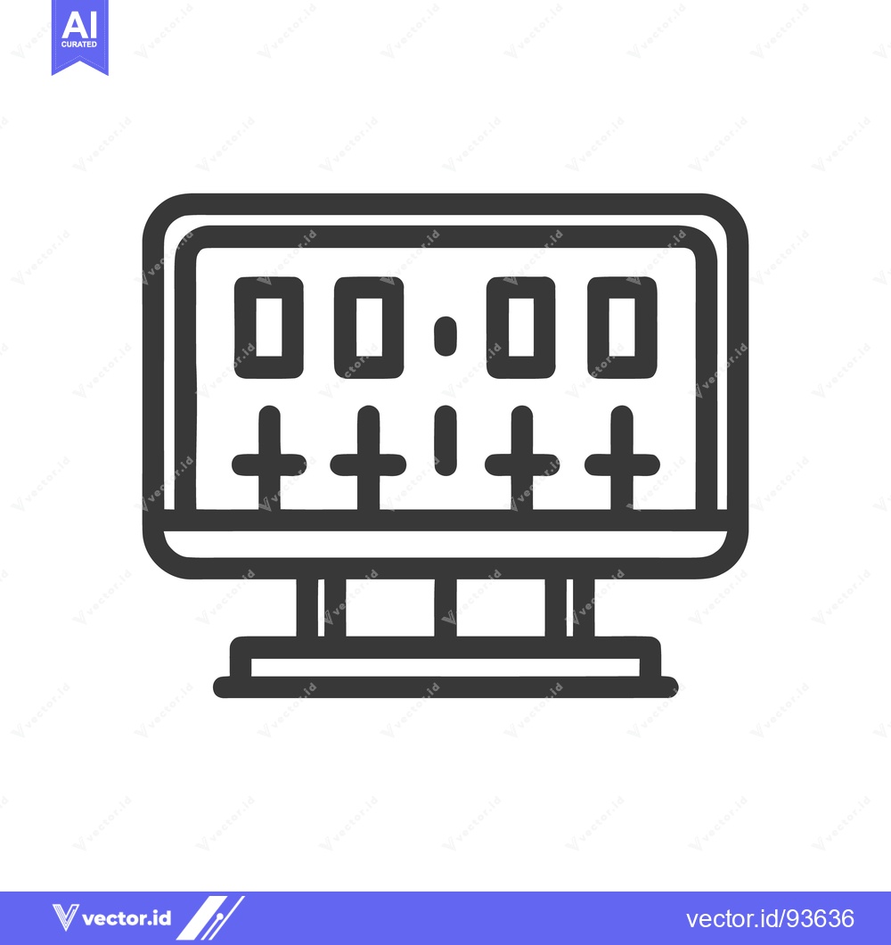 Premium Vector of Minimalist Audio Mixer Icon: Digital Sound Control Interface Design