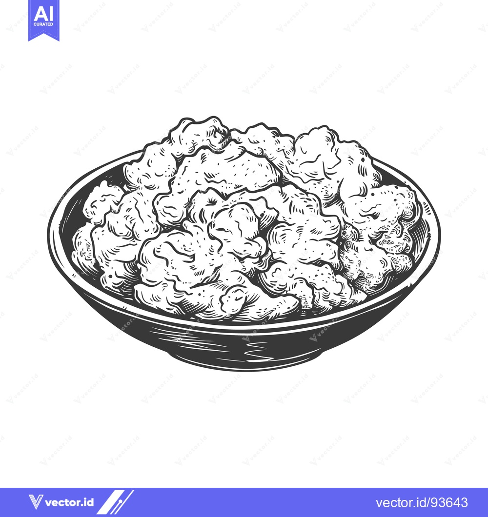 Premium Vector dari A bowl of delicious food appears to be freshly made