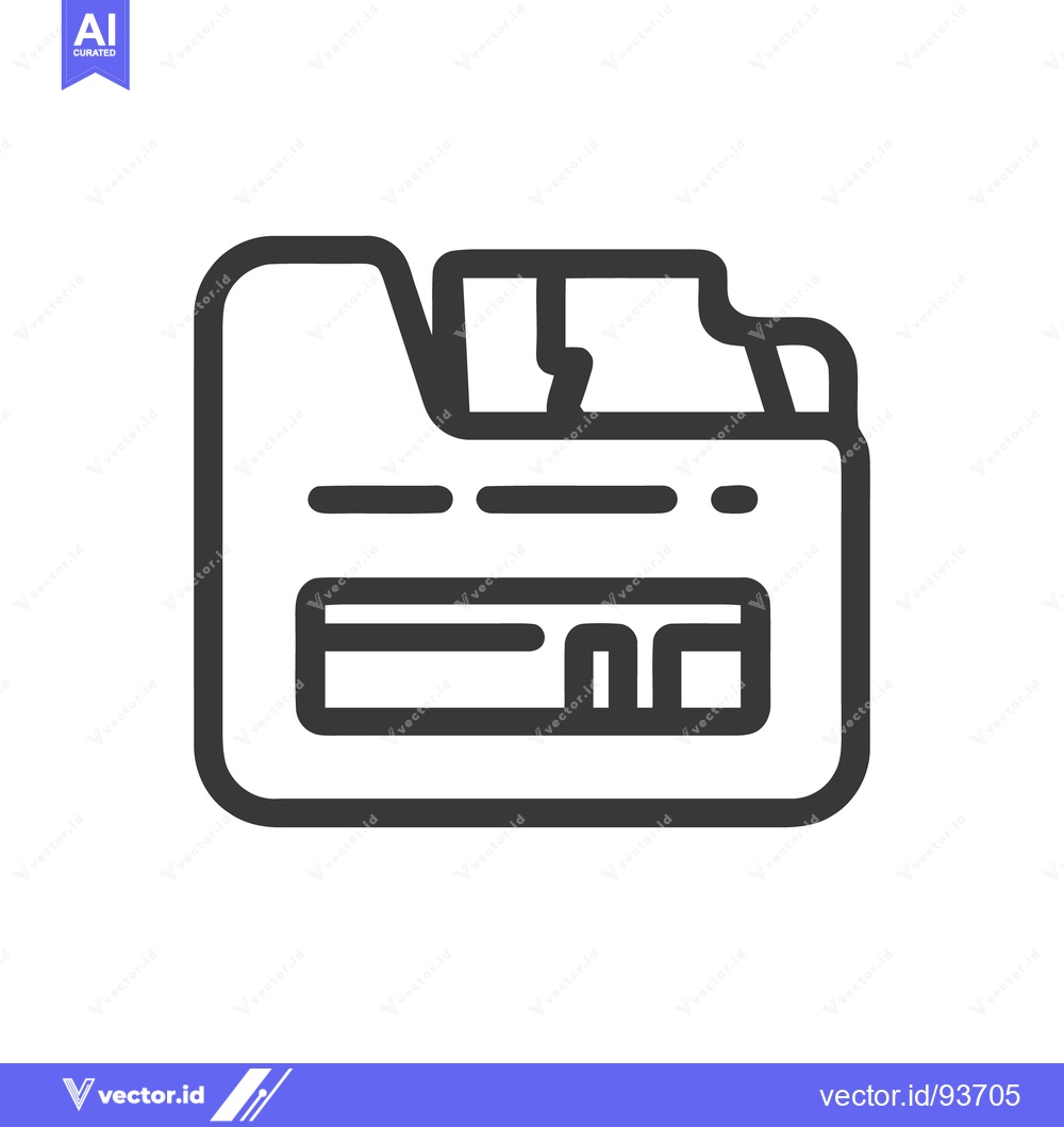 Premium Vector dari Minimalist Fax Machine Icon: Bold Line Art, Office Equipment Symbol