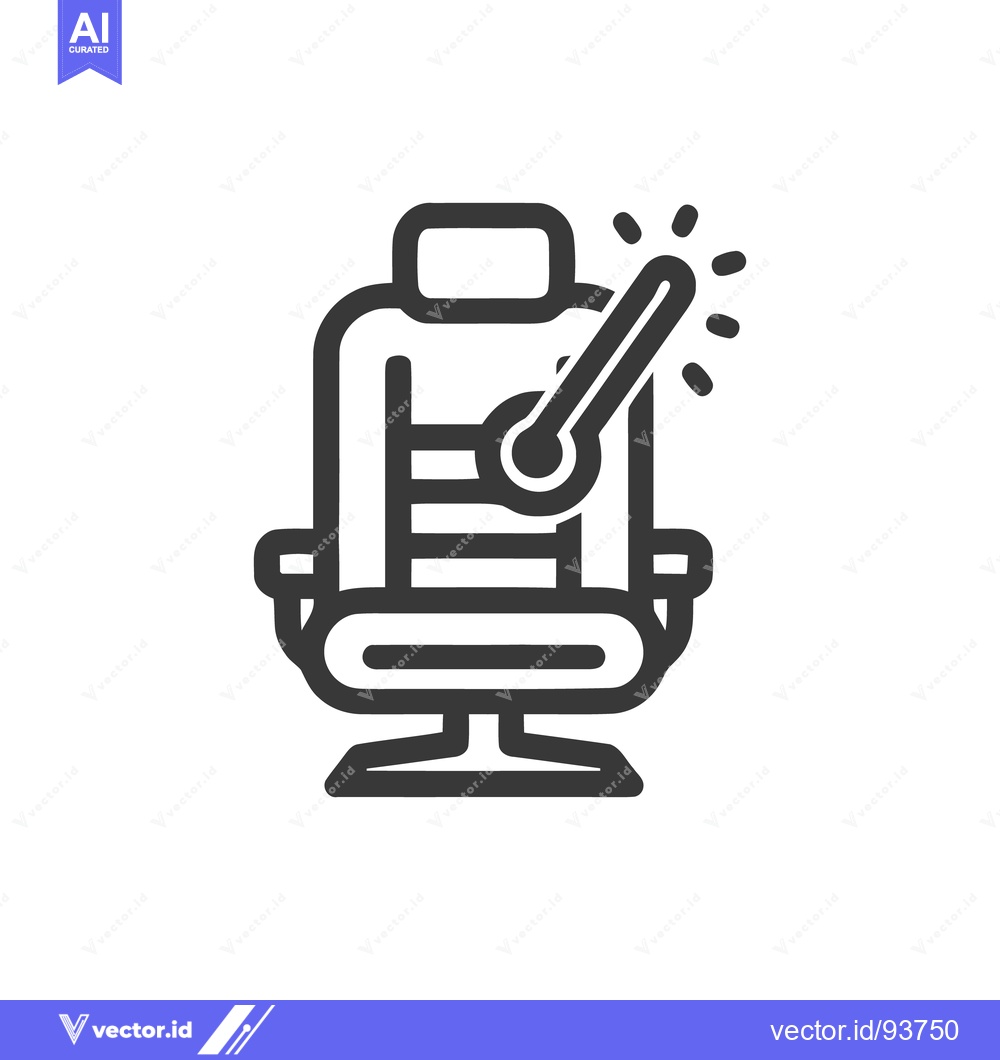 Premium Vector dari Heated Car Seat Icon with Thermometer, Comfort Control Symbol