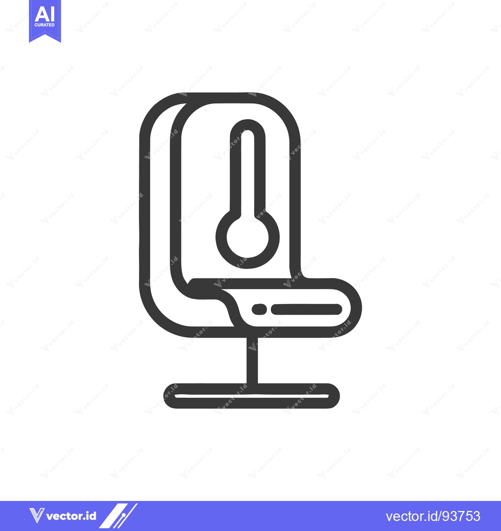 Premium Vector dari Minimalist Baby High Chair Icon: Modern Design, Clean Lines, Childcare
