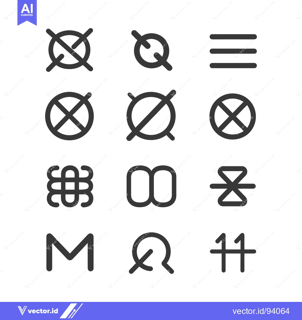 Premium Vector dari Set of 12 Simple Line Icons for Clothing Care Symbols