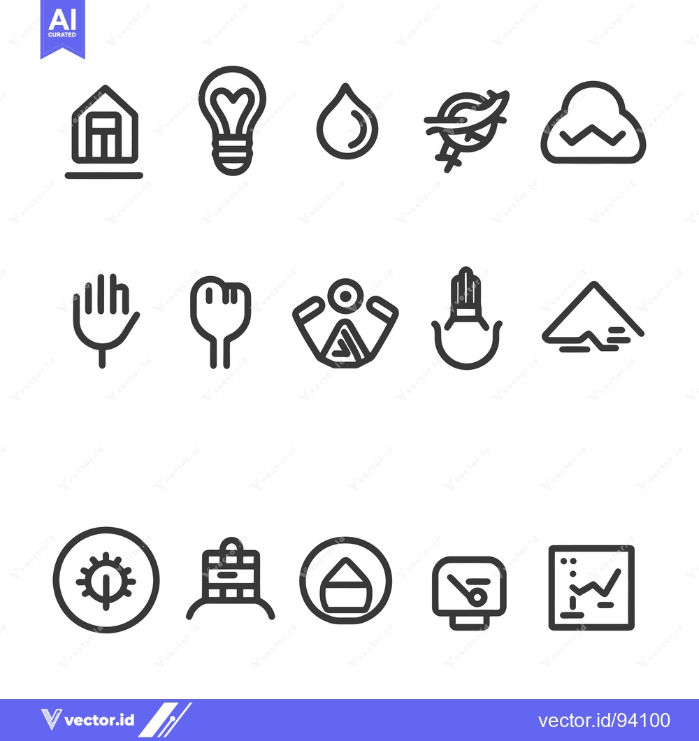 Premium Vector of Set of 15 Line Icons Related to Business, Finance, and Growth