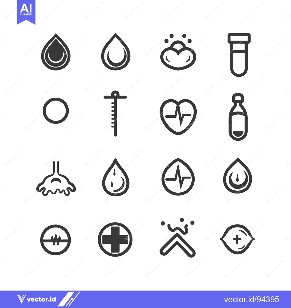 Premium Vector of Set of 16 Medical and Healthcare Line Icons