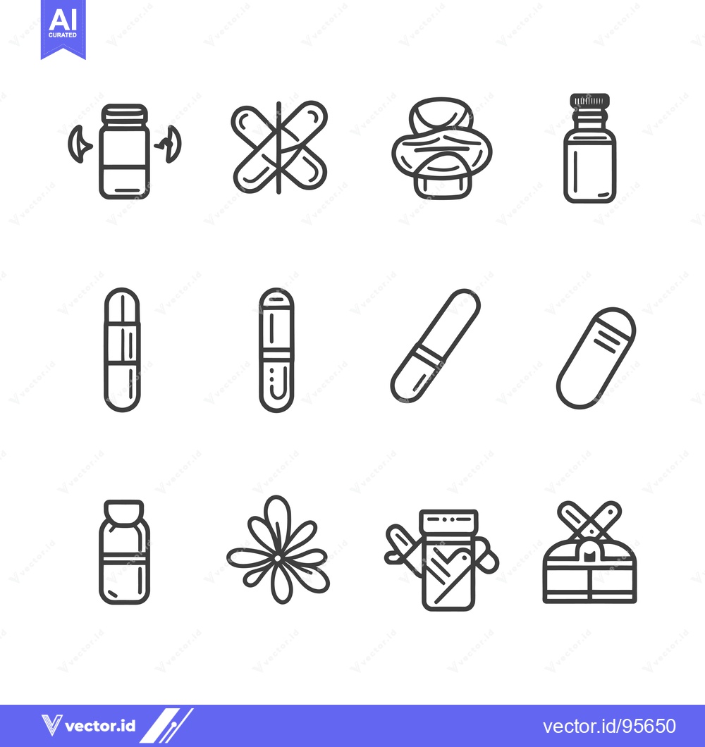 Premium Vector of Set of  Medicine and Healthcare Line Icons