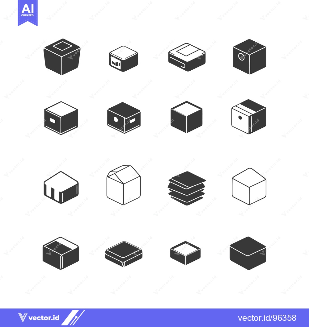 Premium Vector dari Set of Various Box Shapes for Packaging and Shipping