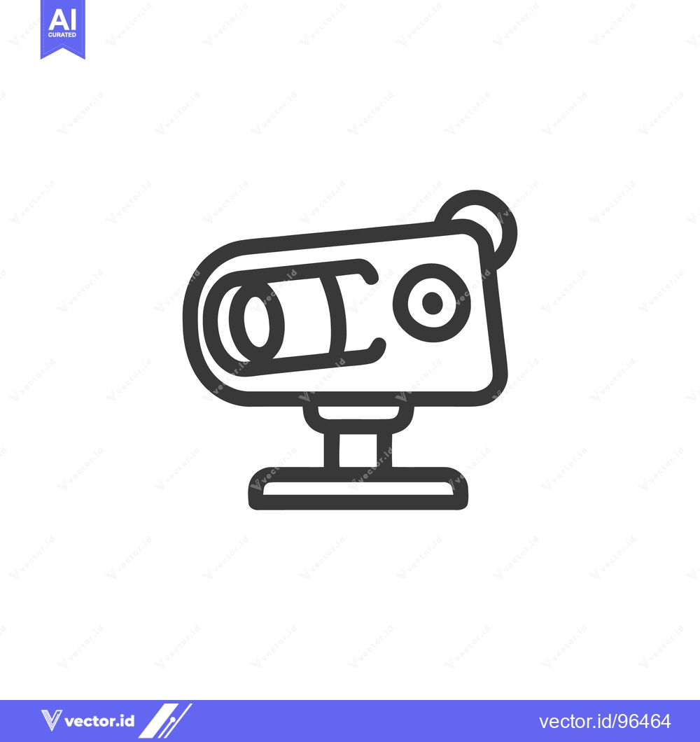 Premium Vector dari Minimalist Telescope Icon: Precision Optics for Astronomy and Explorat
