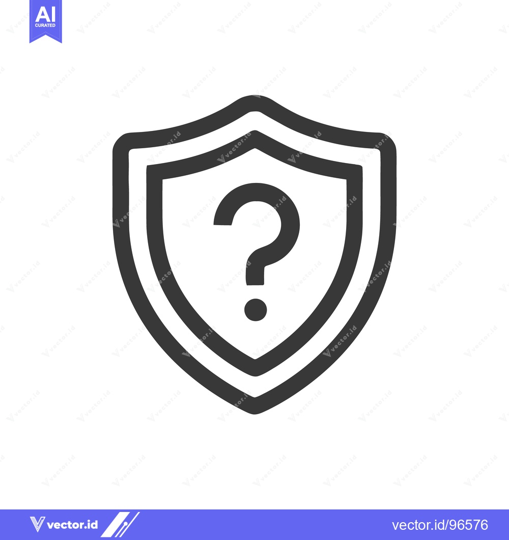 Premium Vector dari Shield with Question Mark: Security, Uncertainty, and Protection Conce