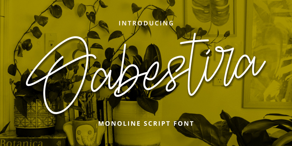 Oabestira Font – font premium cover