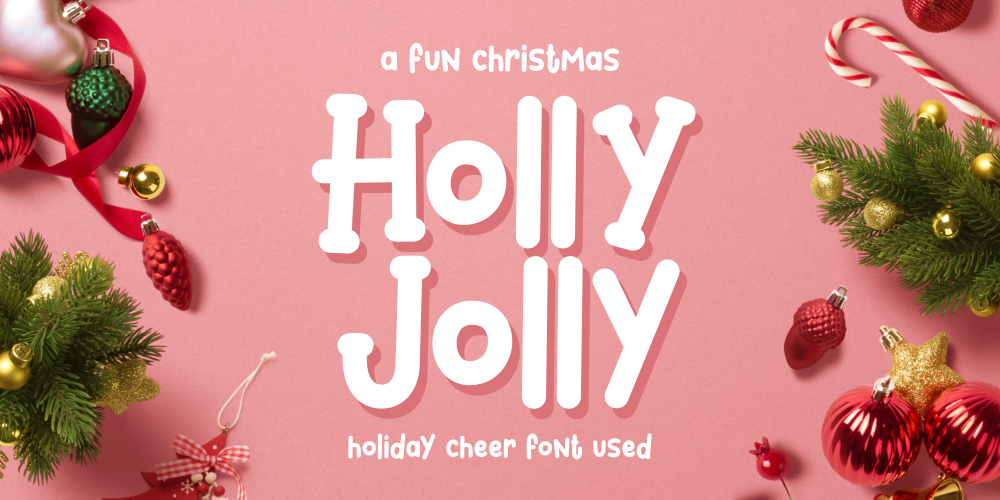 Holiday Cheer Font – pratinjau slide 2