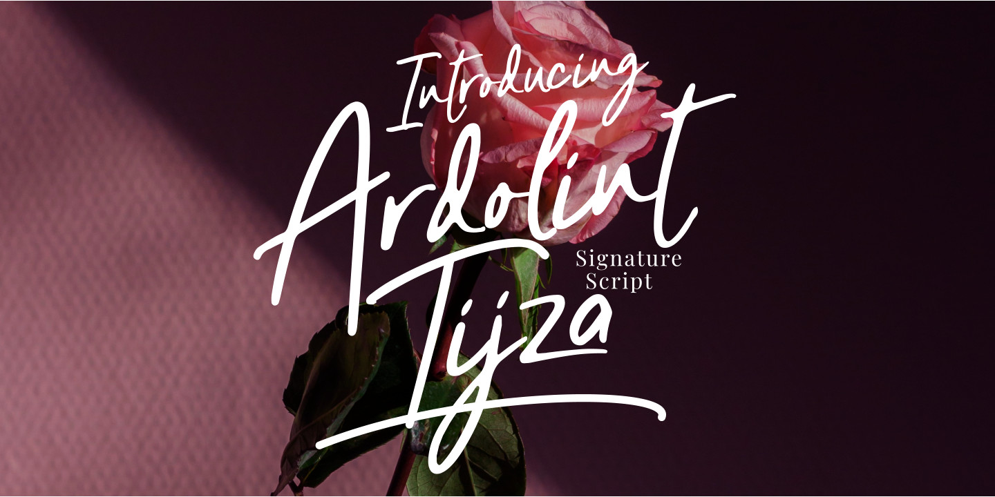Ardolint Tijza Font – pratinjau slide 1