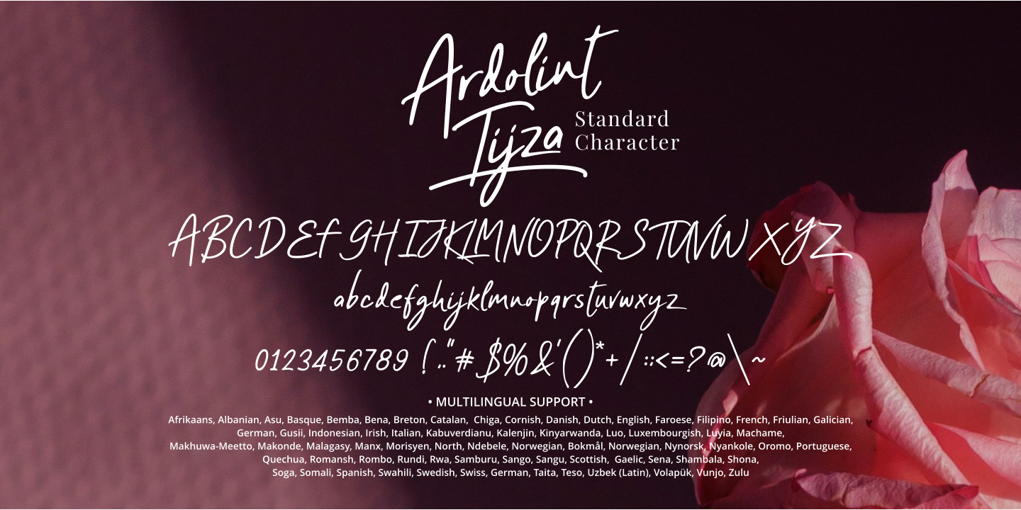 Ardolint Tijza Font – pratinjau slide 6