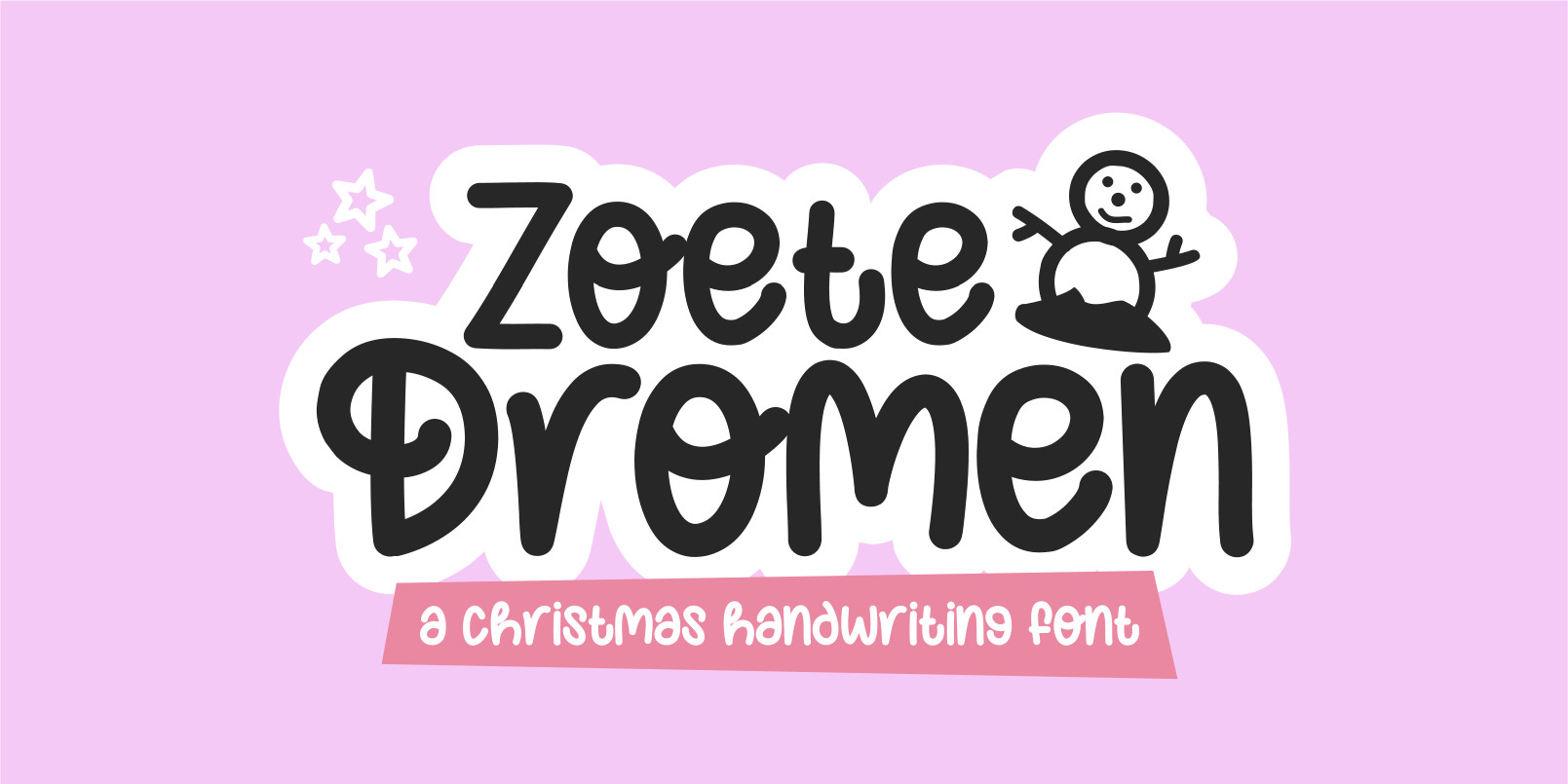 Zoete Dromen Font – pratinjau slide 1