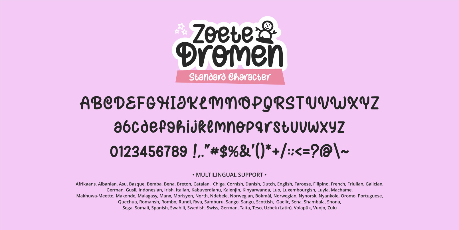 Zoete Dromen Font – pratinjau slide 6