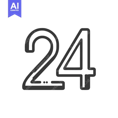 Simple, Bold, Monoline 24 Icon