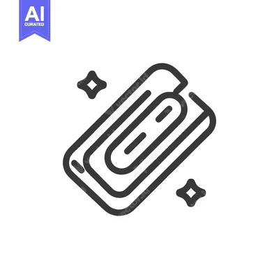 Modern Line Art Illustration of a Staple Remover