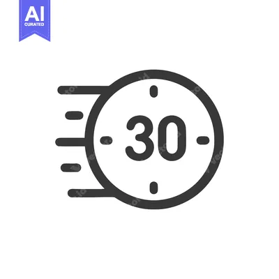 30Fps Select Icon Line Art Icon  39