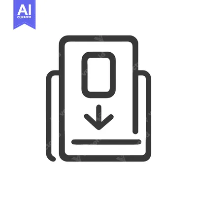 Popular premium asset: Download Icon: Simple, Bold, and Modern Design for Digital Content Tra