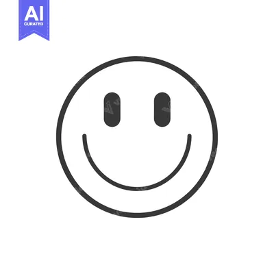 Popular premium asset: Simple Black and White Smiley Face Icon
