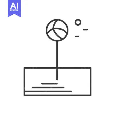 A Ball on a Stick Growing from the Ground