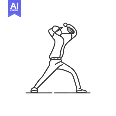 A Baseball Player Throwing the Ball with a Wind Up