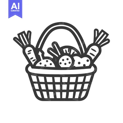 A Basket Full of Fresh Produce