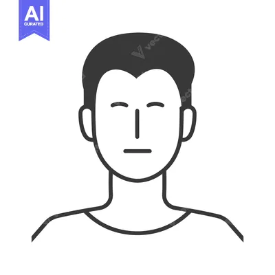 Popular premium asset: Simple Line Drawing of a Person's Face