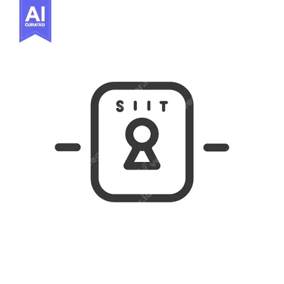 Popular premium asset: Simple Line Icon of a Switch with SIIT Label