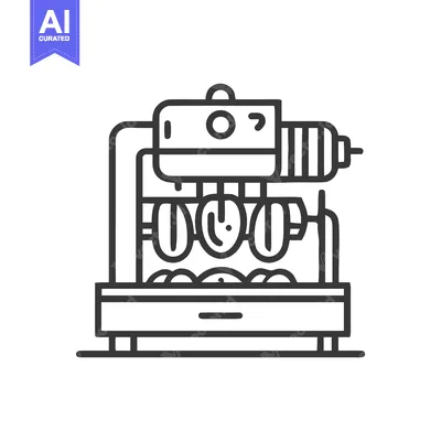 Popular premium asset: Industrial Egg Processing Machine with Automated Conveyor Line Icon