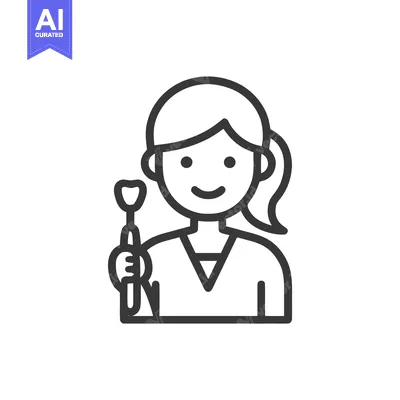 Friendly Woman Dentist Holding Dental Mirror, Professional Healthcare