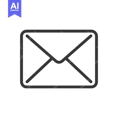 Popular premium asset: Sleek Mail Envelope Icon with Modern Rounded Outline Design