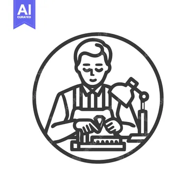 Focused Artisan Jeweler at a Workbench, Crafting a Gemstone | Clean Li