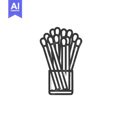 Aset desain premium: Stylized Monochrome Matches in Holder Icon with Distressed Texture, Si