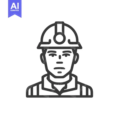 Popular premium asset: Professional Worker Avatar Icon: Minimalist Line Art of a Person in a