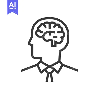 Aset premium populer: Human Head with Brain and Plus Minus Signs Icon: Mental Health, Thinki