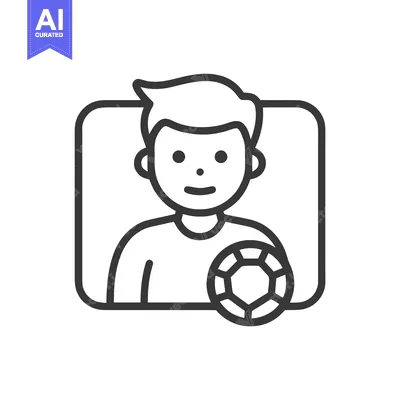 Monochrome User Avatar with Casino Chip, Representing Online Gaming an