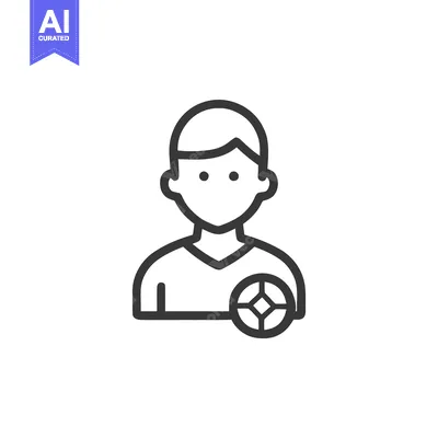 Premium design asset: Minimalist Line Icon: Person with Target Symbol for User Focus and Pre