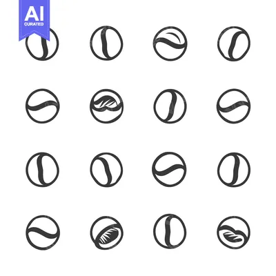 Sixteen Black and White Marbles in a Grid Pattern