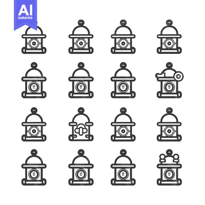 Sixteen Variations of a Traditional Japanese Clock Icon