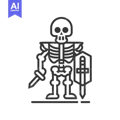 Popular premium asset: Skeleton Warrior Holding a Sword and Shield