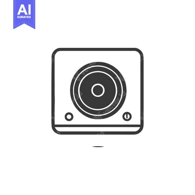 Popular premium asset: Minimalist Speaker Icon: Bold Outline, Modern Design, Audio Equipment