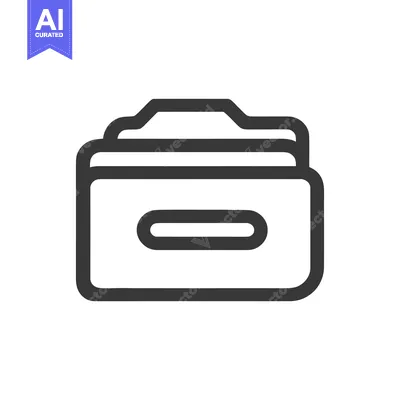 Minimalist Folder Icon: Clean, Bold Line Art for Data Storage and Orga