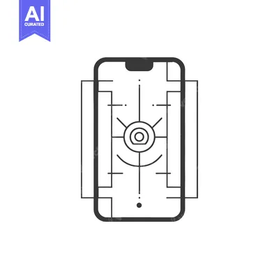 Smartphone Camera with Target Focus Overlay