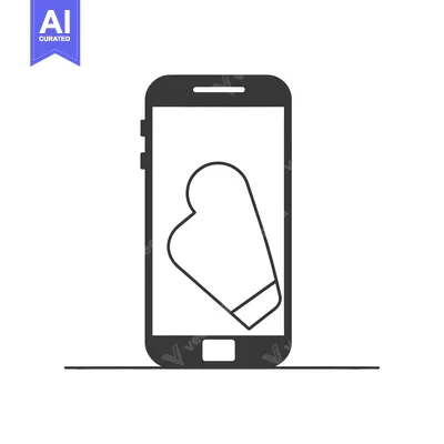 Popular premium asset: Smartphone Displaying a Heart-Shaped Eraser Icon