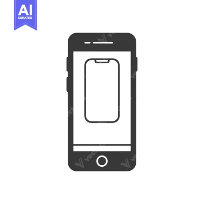 Popular premium asset: Smartphone Icon with a Phone Within the Screen